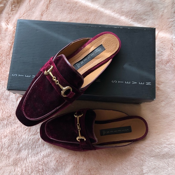 Steven by Steve Madden Velvet Mules - Picture 2 of 4